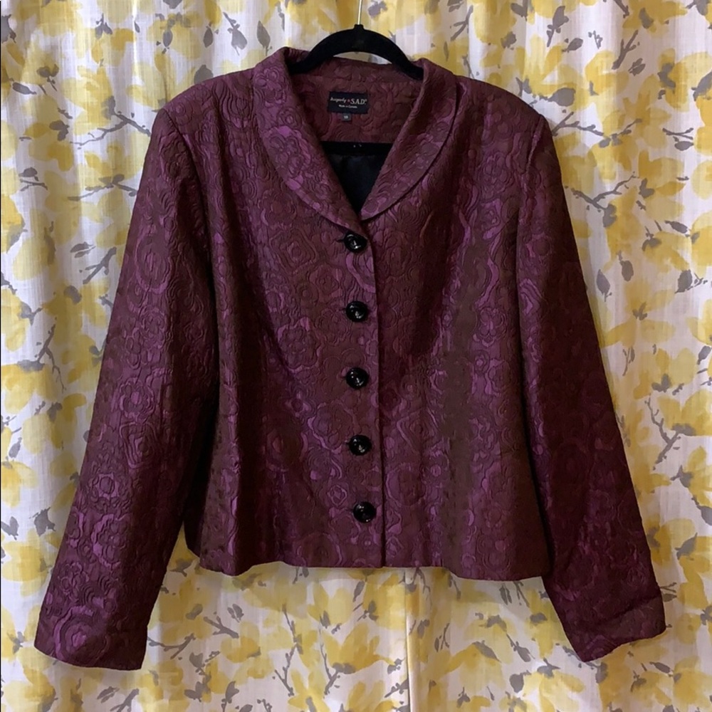 Blazer with 5 button closure by Canadian designer